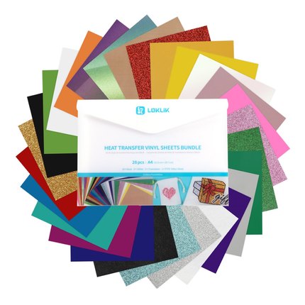 LOKLiK Heat Transfer Vinyl Material-Bündel