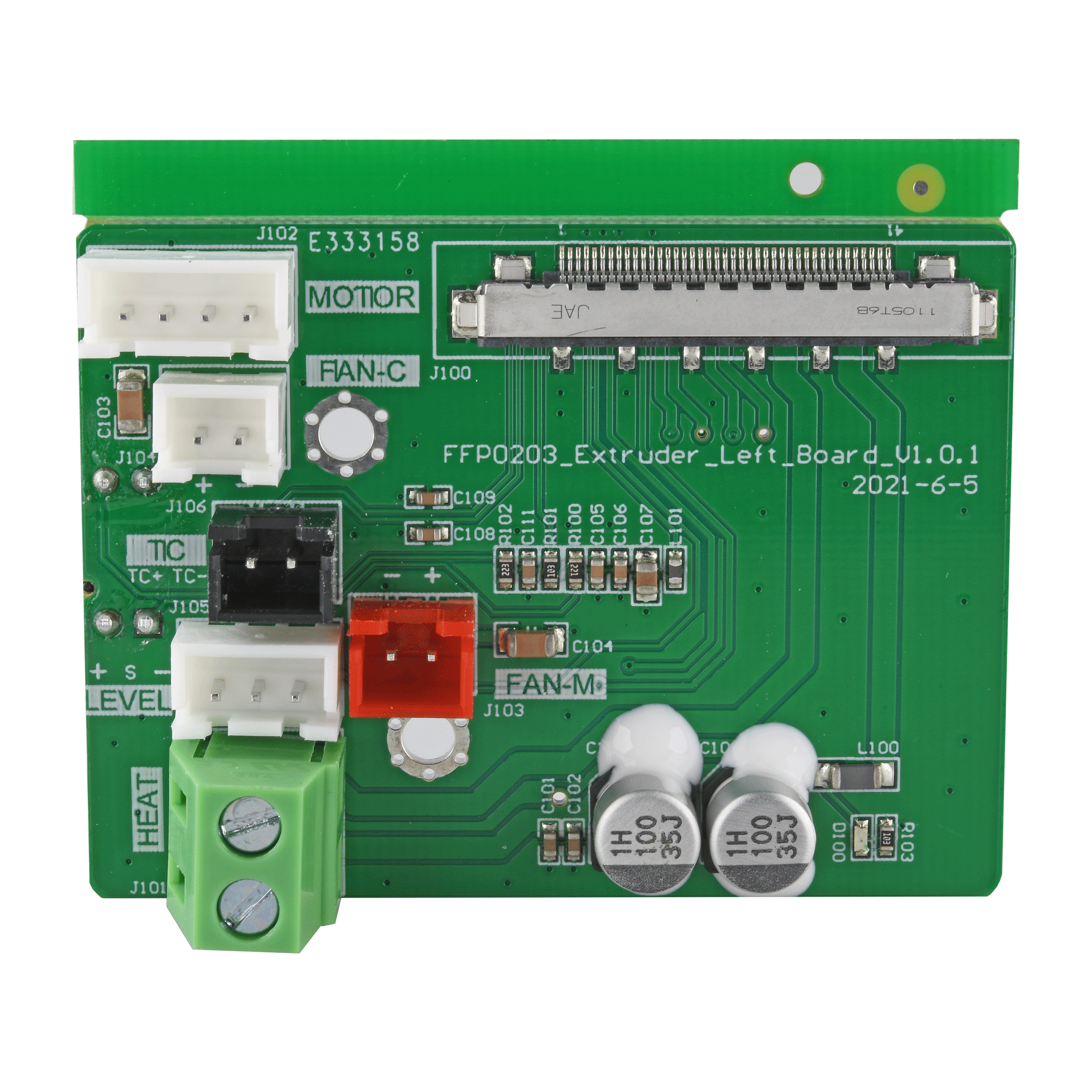 Flashforge Creator 3 Pro Left Extruder Board
