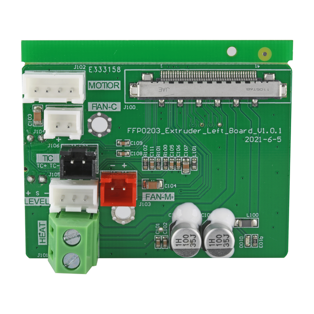 Flashforge Creator 3 Pro Left Extruder Board