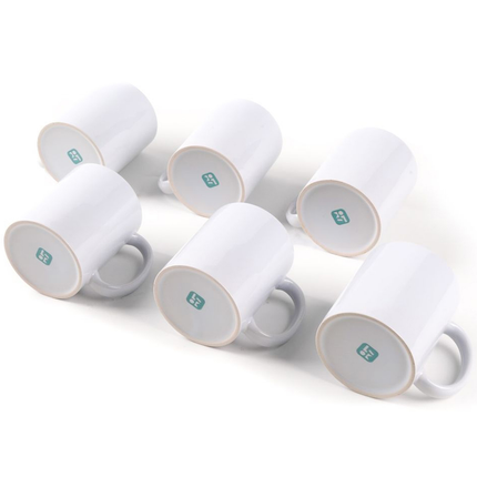 LOKLiK Sublimationsbecher blanko 325 ml 6er-Pack