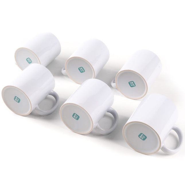 LOKLiK Sublimation Mugs Blank 325ml 6-pack