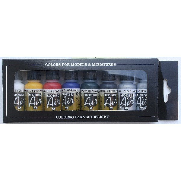 Vallejo Airbrush Color set 8 pcs