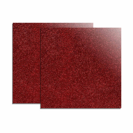 xTool Fogli Acrilici Glitter Rossi 3 mm - 2 pezzi