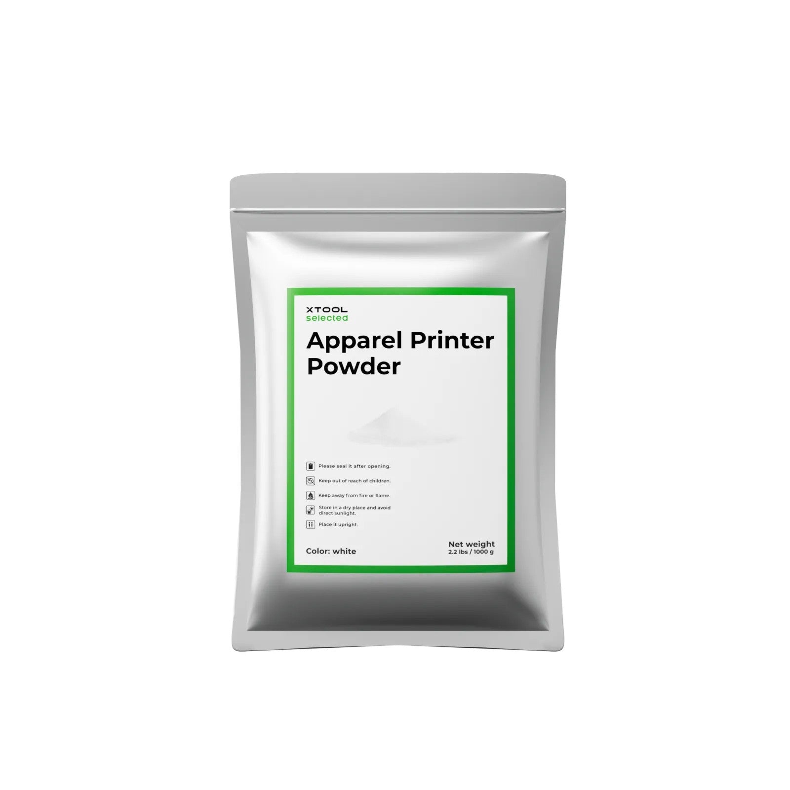 xTool Selected Apparel Printer Powder (1 kg)