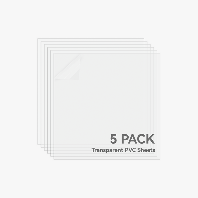 0.3mm Transparent PVC Foglio (5pz)